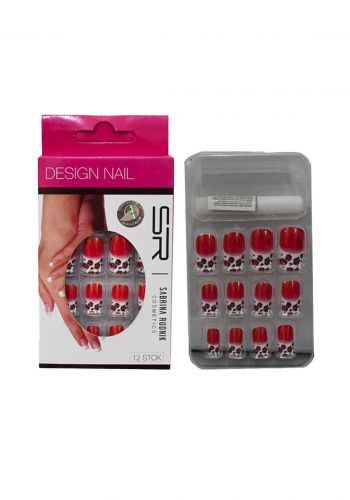 Sabrina Rudnik Artificial Nails  اظافر صناعية  12 قطعة من سابرينا رودينك