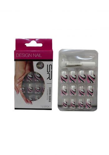 Sabrina Rudnik Artificial Nails  اظافر صناعية  12 قطعة من سابرينا رودينك