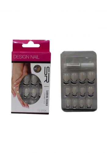 Sabrina Rudnik Artificial Nails  اظافر صناعية  12 قطعة من سابرينا رودينك