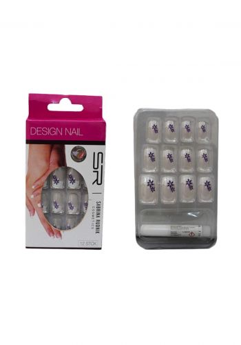 Sabrina Rudnik Artificial Nails  اظافر صناعية  12 قطعة من سابرينا رودينك