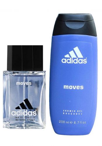 Adidas Moves Him Gift Set for Men Perfume 2 in 1 سيت العناية للرجل