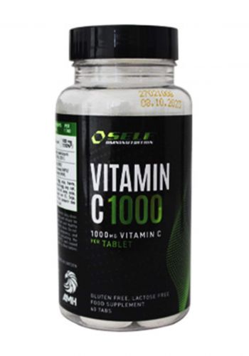 مكمل غذائي غني بفيتامين سي Self omninutrition Vitamic C 1000mg من سيلف اومنينيوترشن 60 قرص