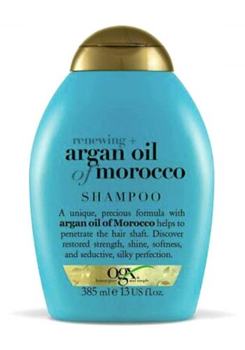 Ogx Renewing Hair Shampoo With Moroccan Argan Oil 385ml  شامبو للشعر
