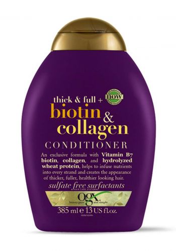 Ogx Biotin & Collagen Volume & Density Conditioner 385 ml بلسم للشعر