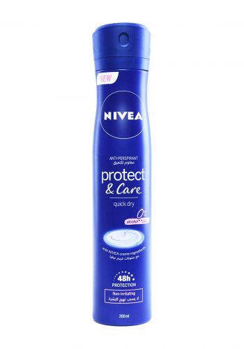 Nivea  Protect And Care Deodorant Spray  200 ml معطر نسائي