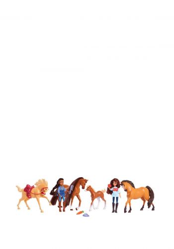 DreamWorks Spirit Riding Free Pasture Pals Set 12pc لعبة الدمى والاحصنة