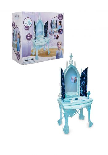 مرأة السا السحرية للاطفال من فروزن 27.8 × 52 × 55.7 سم Disney Frozen 2 Elsas Enchanted Ice Vanity
