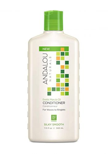27124 Andalou Naturals Exotic Marula Oil Silky Smooth Conditioner 340ml بلسم للشعر