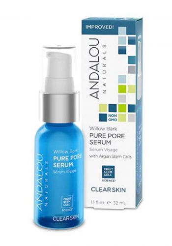 2553 Andalou Naturals Clear Skin Willow Bark Pure Pore Serum 32ml سيروم معالج للبشرة