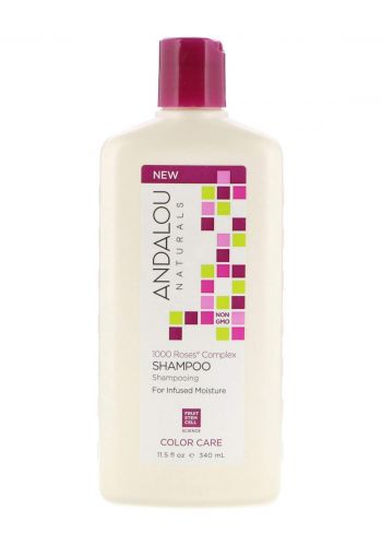 27103 Andalou Naturals 1000 Roses Complex Color Care Shampoo 340ml شامبو للشعر