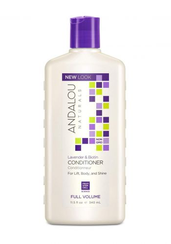 27120  Andalou Naturals Lavender Biotin Conditioner Full Volume 340ml بلسم للشعر