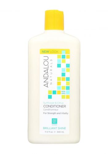 27101 Andalou Naturals Sunflower And Citrus Brilliant Shine Conditioner 340ml بلسم للشعر