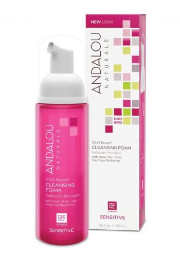 Andalou 0014 Naturals 1000 Roses Cleansing Foam Sensitive غسول رغوي