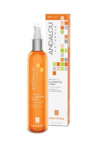 Andalou 2461 Naturals Brightening Clementine + C Illuminating Toner 178 ml  تونر للبشرة