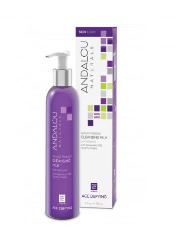 Andalou 2218 Naturals Age Defying Apricot Probiotic Cleansing Milk 178 ml غسول للبشرة