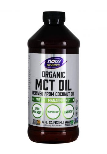 Now Sports Organic MCT Oil 473ml  زيت جوز الهند العضوي
