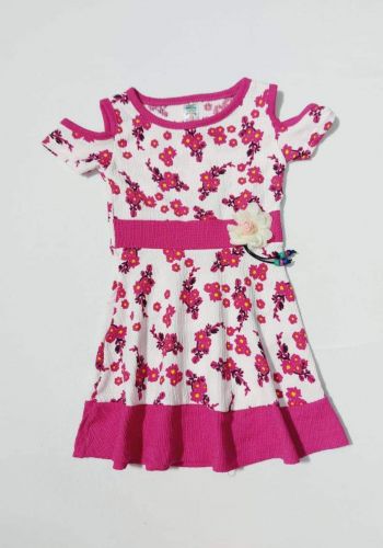 Dress for girls pink  فستان بناتي وردي