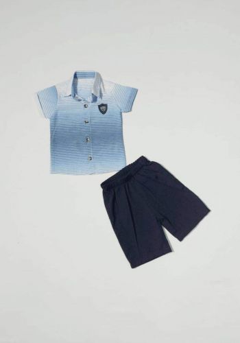 Boys' outfit (shirt and short) طقم ولادي (قميص وشورت )