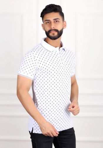 تيشيرت رجالي ابيض اللون