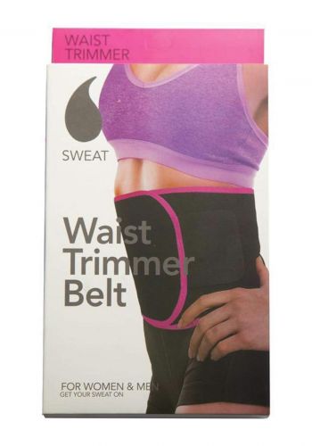 Sweat Belt Waist Trimmer Slim-Black حزام تنحيف 