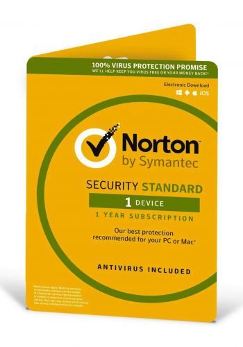 Norton Security 1 Device 1 Year Antivirus مضاد فايروسات
