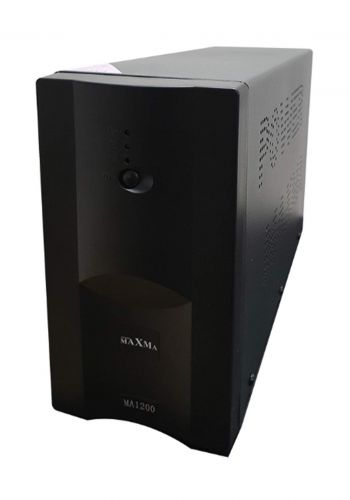 Maxma Line Interactive 1200VA UPS - Black عاكسة