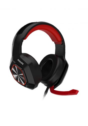 Philips TAG 1115 Gaming Headset with Microphone - Black and Red سماعة