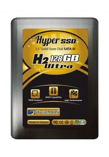 Twinmos H2 Ultra 128GB SATA III SSD - Black