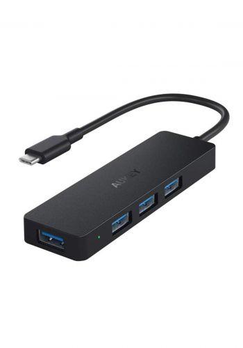 AUKEY CB-C64  Unity Slim USB-C to 4 USB 3.0 Ports  Hub Adapter -  Black