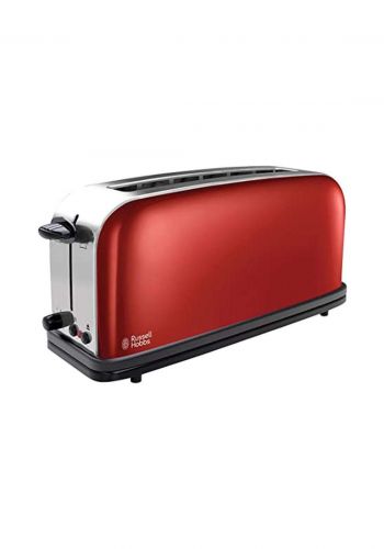 محمصة الخبز Russell Hobbs 21391 Colours Plus Flame Red 2 Slice Long Slot Toaster