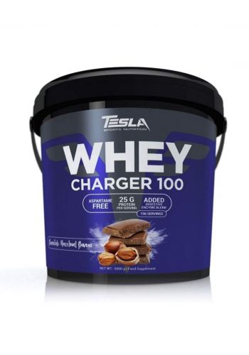 Tesla Sport Nutrition  Whey Charger 100  Food Supplement 156 serving-5kg مكمل غذائي