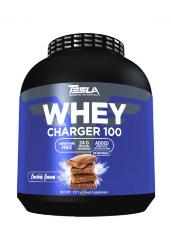 Tesla Whey Charger 100 Chocolate Flavor 2270g بروتين بنكهة الشوكولاتة 