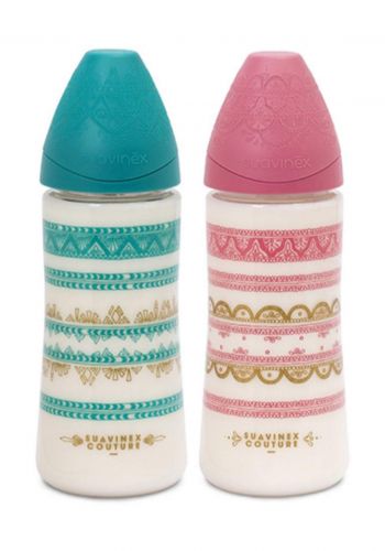 Suavinex Plastic Feeding Bottle 360 ml رضاعة اطفال