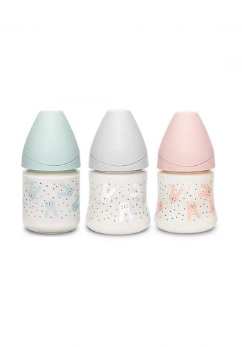 Suavinex Glass Feeding Bottle 120 ml رضاعة اطفال