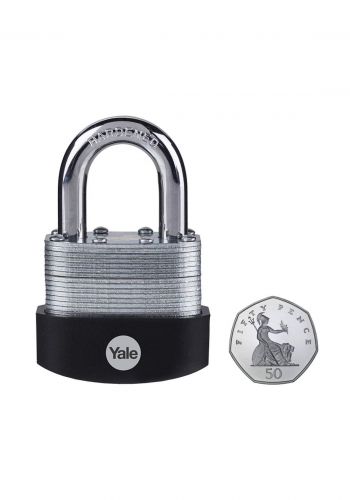 Yale Y125B/50/129/1 Laminated Steel Padlock 50mm قفل للأغراض العامة