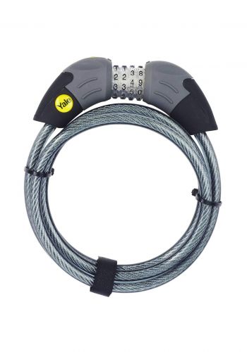 Yale YCC1/10/185/1 Standard Combination Cable Bike Lock 1800mm قفل دراجة