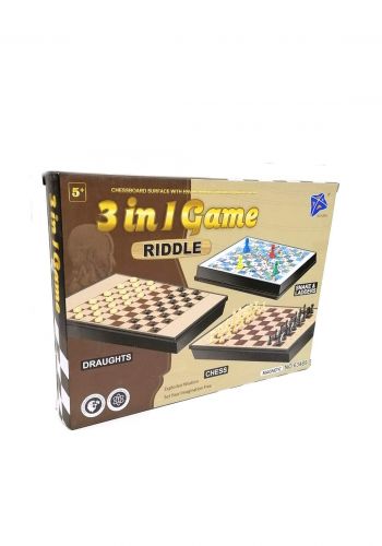 Riddle and Chess and Sanke Ladders Game  لعبة 3 في 1 