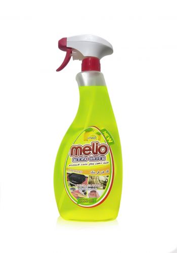 Melio Mago Clean Lo sgrassatore Universale Limon 1000 Ml مزيل دهون وبقع متعدد الاستخدامات 
