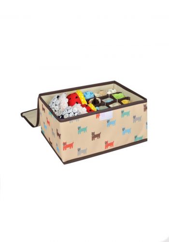 صندوق قماشي لتخزين وتنظيم الادراج  
