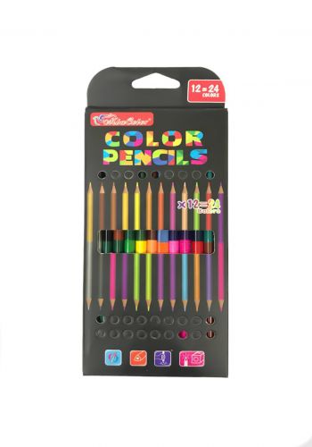 Color Pencils الوان خشبية 24 لون