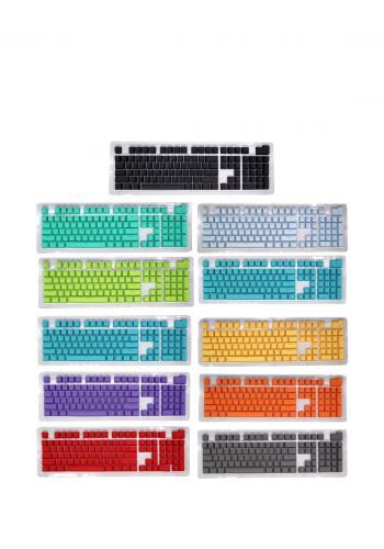 Ergonomic ABC Mechanical Keyboard Keycaps Oil-resistant Replacement Keycaps -108 Keys مفاتيح كيبورد ميكانيكي- 108 قطعة