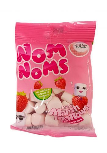 سيت حلوى المارشميلو بنكهة الفراولة 3 قطع × 17 غرام من نوم نومس  Nom Noms Strawberry Marshmallow Candy
