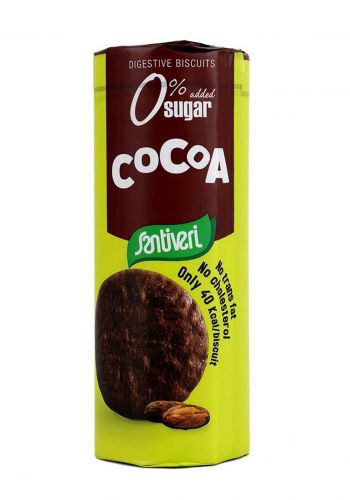 بسكويت بنكهة الكاكاو خالي من السكر 200 غرام من سانتيفري  Santiveri Digestive Biscuits 0% Added Sugar Cocoa
