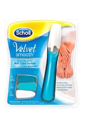 Scholl Velvet Smooth Electronic Nail Care Set  مبرد الكتروني