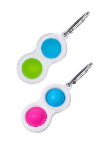 Fidget  Toy Hand Portable   ميدالية مفاتيح مع بوش بوب