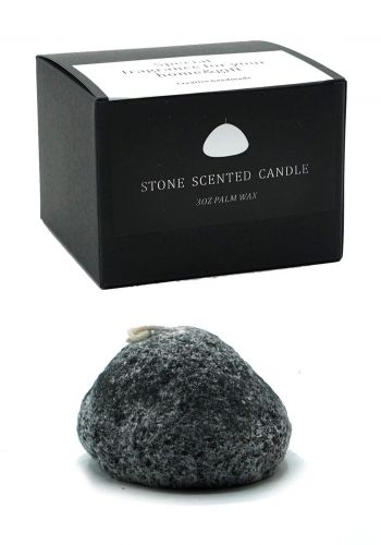 Stone Candle Special Fragrance For Your Home& Gift French Juniper&Lavender شمعة حجرية عطرية