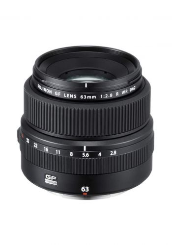 Fujifilm GF 63mm F2.8 R WR Lens - Black عدسة كاميرا