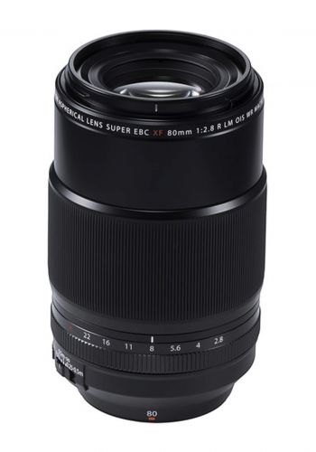 Fujifilm  XF 80mm F2.8 R LM OIS WR Macro Lens  - Black عدسة كاميرا