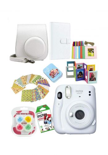 Fujifilm Instax MemoriesPack Mini11 Camera Package - Gray كاميرا فورية