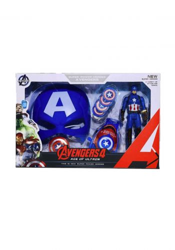 Avenger Superhero Mask - Captain America سيت قناع كابتن اميريكا
